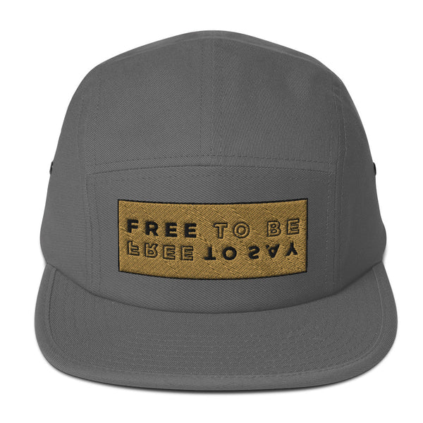 FIVE PANEL CAP — FREE TO BE FREE TO SAY VAV 23