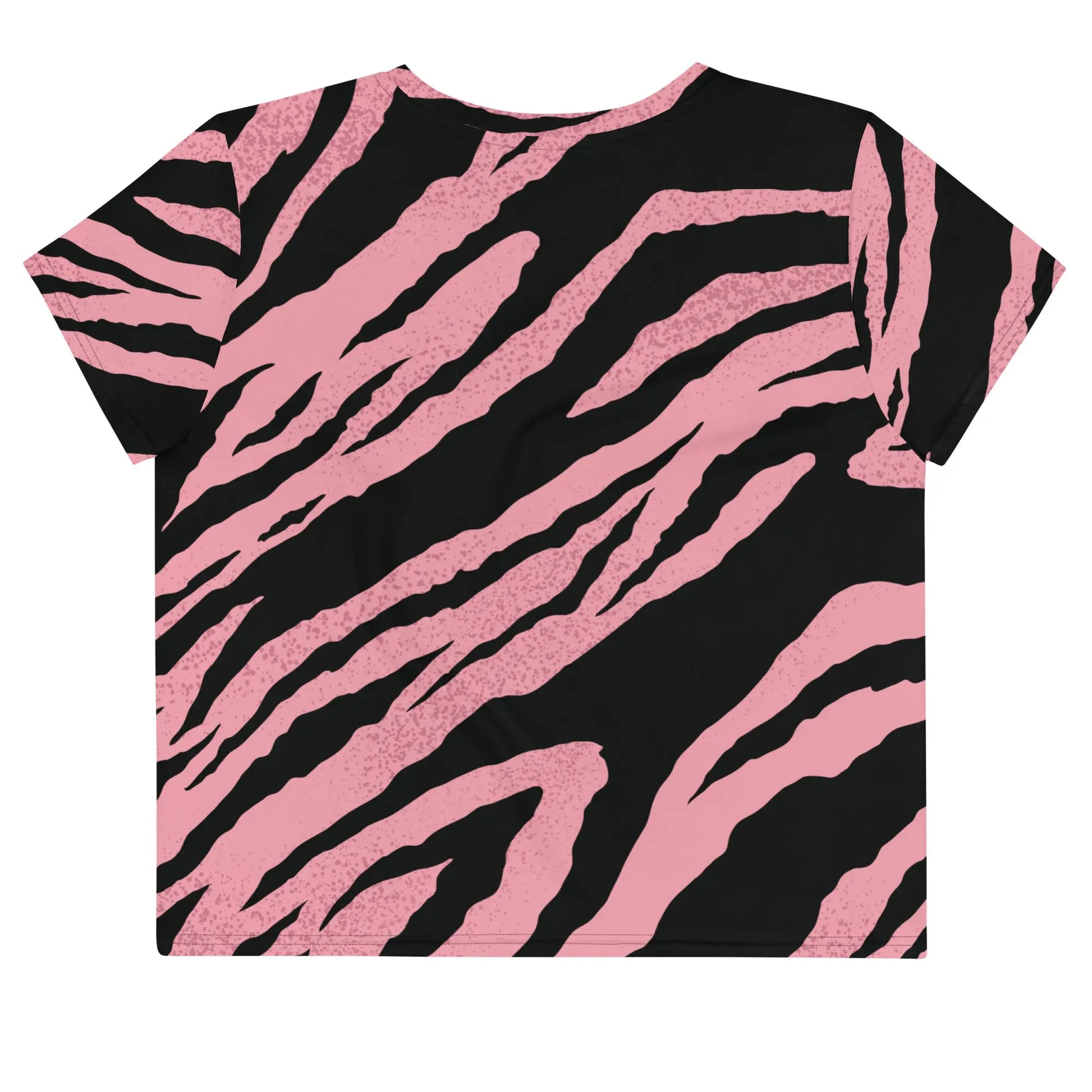 All over Crop Tee - Pink Zebra VAV.23