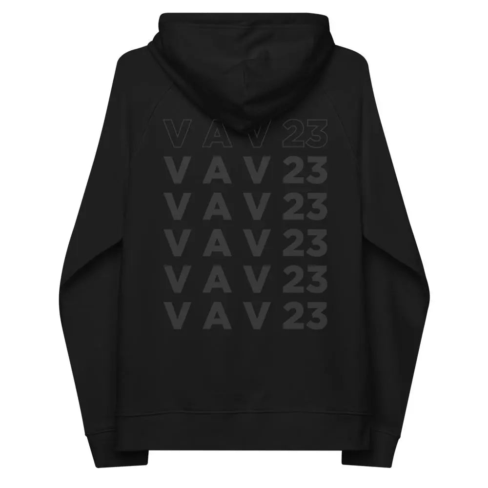 ECO HOODIE "VAV23" TotalBlack VAV.23