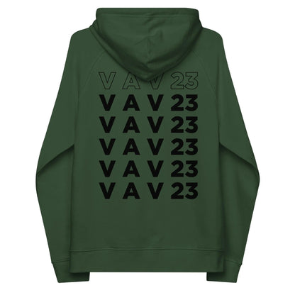 ECO HOODIE "VAV23" Green Bottle VAV.23