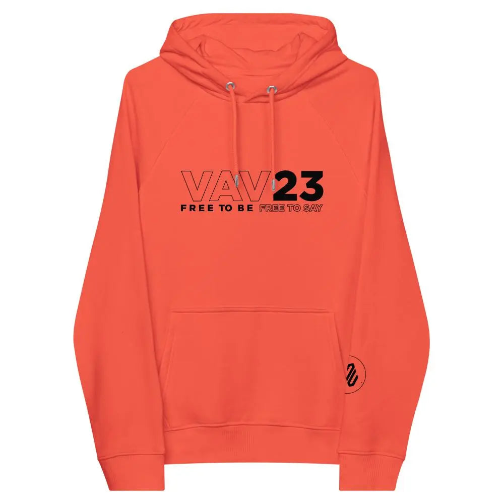 ECO HOODIE "VAV23" Orange VAV.23