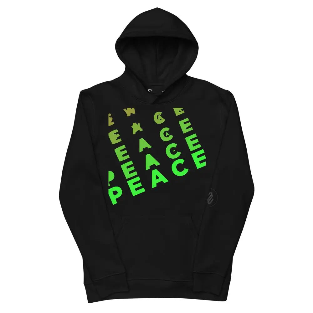 ECO HOODIE "HARMONY" Black - Vestiamo la PACE VAV.23