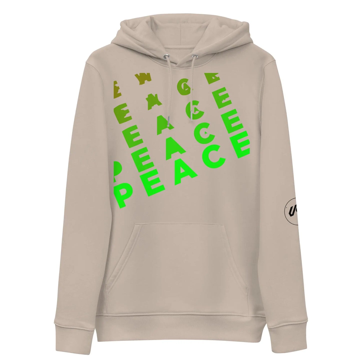 ECO HOODIE "HARMONY" Desert Dust Vestiamo la PACE VAV.23