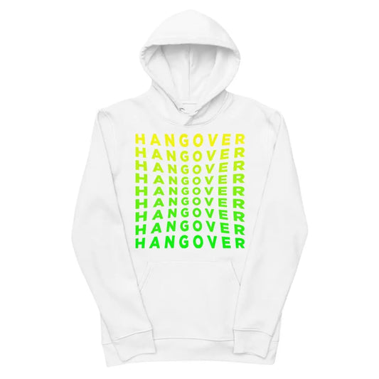 ECO HOODIE "HANGOVER" White VAV.23