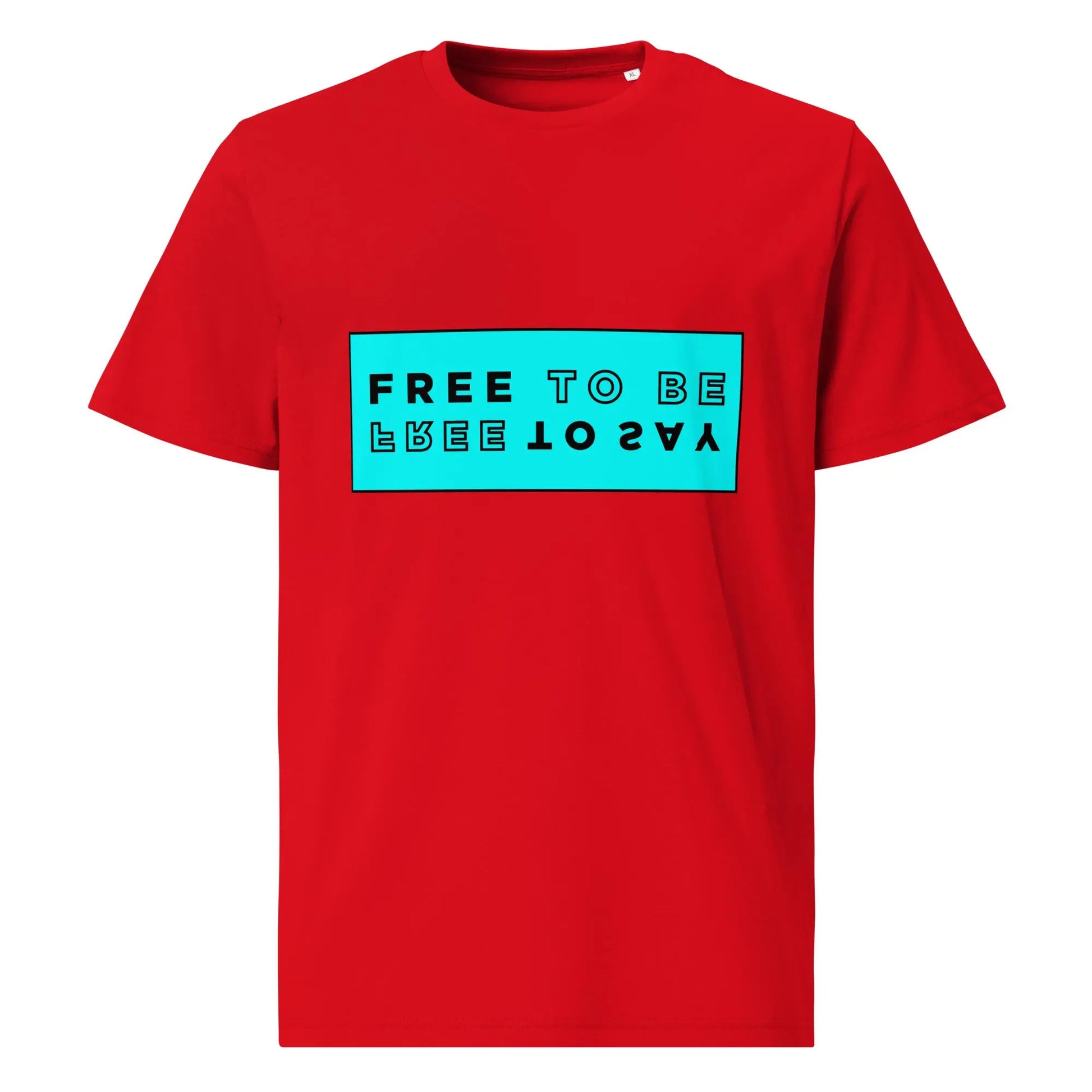 Organic Cotton "FREE TEE" Red VAV.23