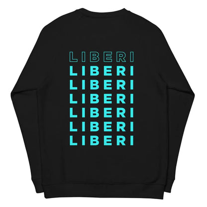 ECO Sweatshirt "LIBERI" Black VAV.23