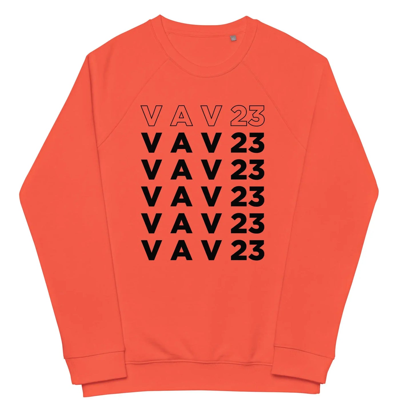 ORGANIC SWEATSHIRT "VAV23RPT" Orange VAV.23