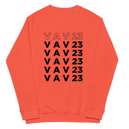 ORGANIC SWEATSHIRT "VAV23RPT" Orange VAV.23