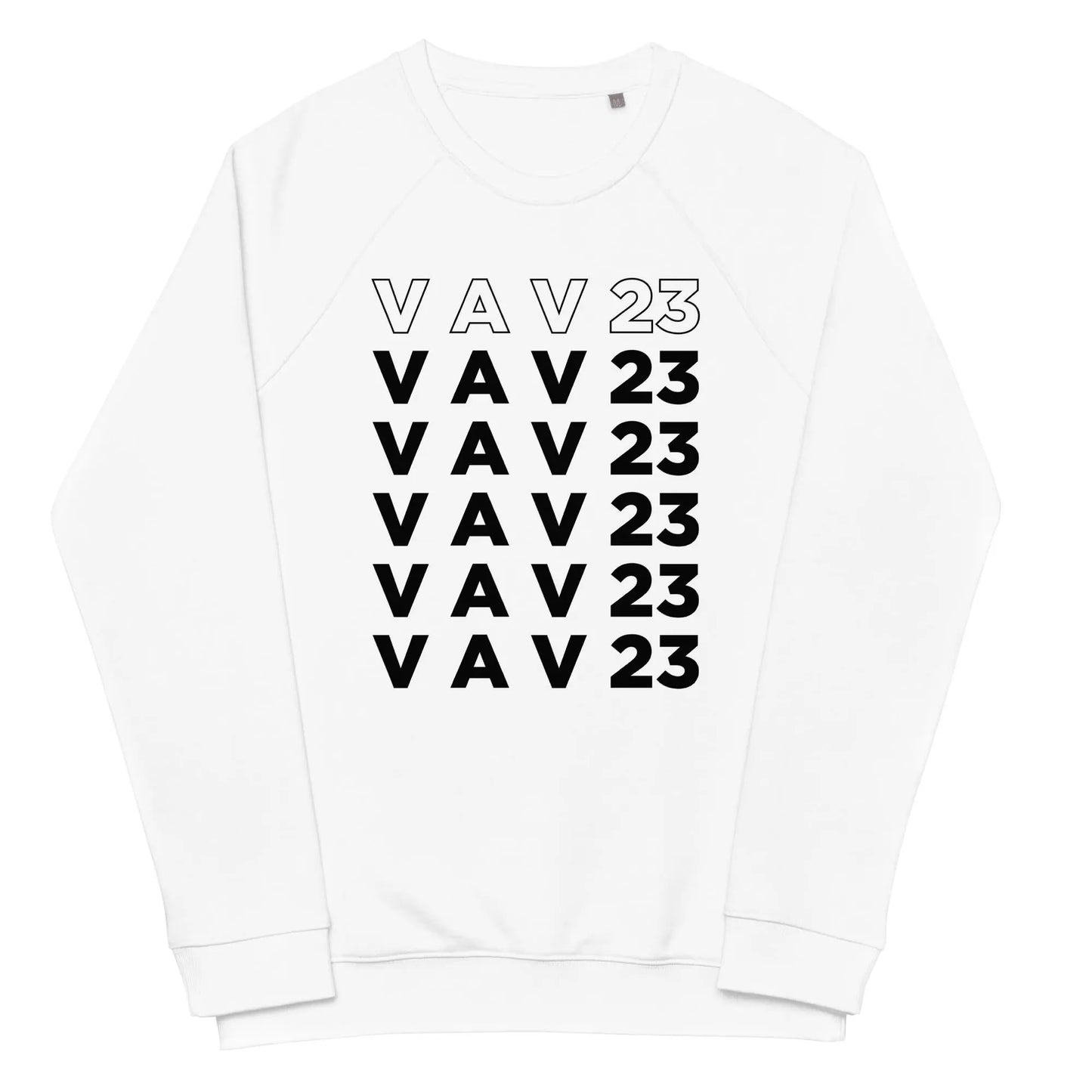 ORGANIC SWEATSHIRT "VAV23RPT" White VAV.23