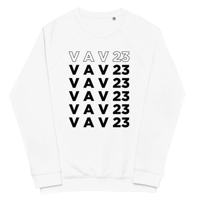 ORGANIC SWEATSHIRT "VAV23RPT" White VAV.23