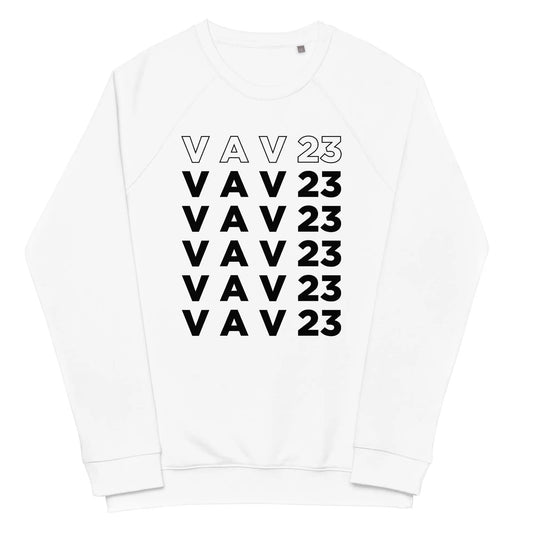 ORGANIC SWEATSHIRT "VAV23RPT" White VAV.23