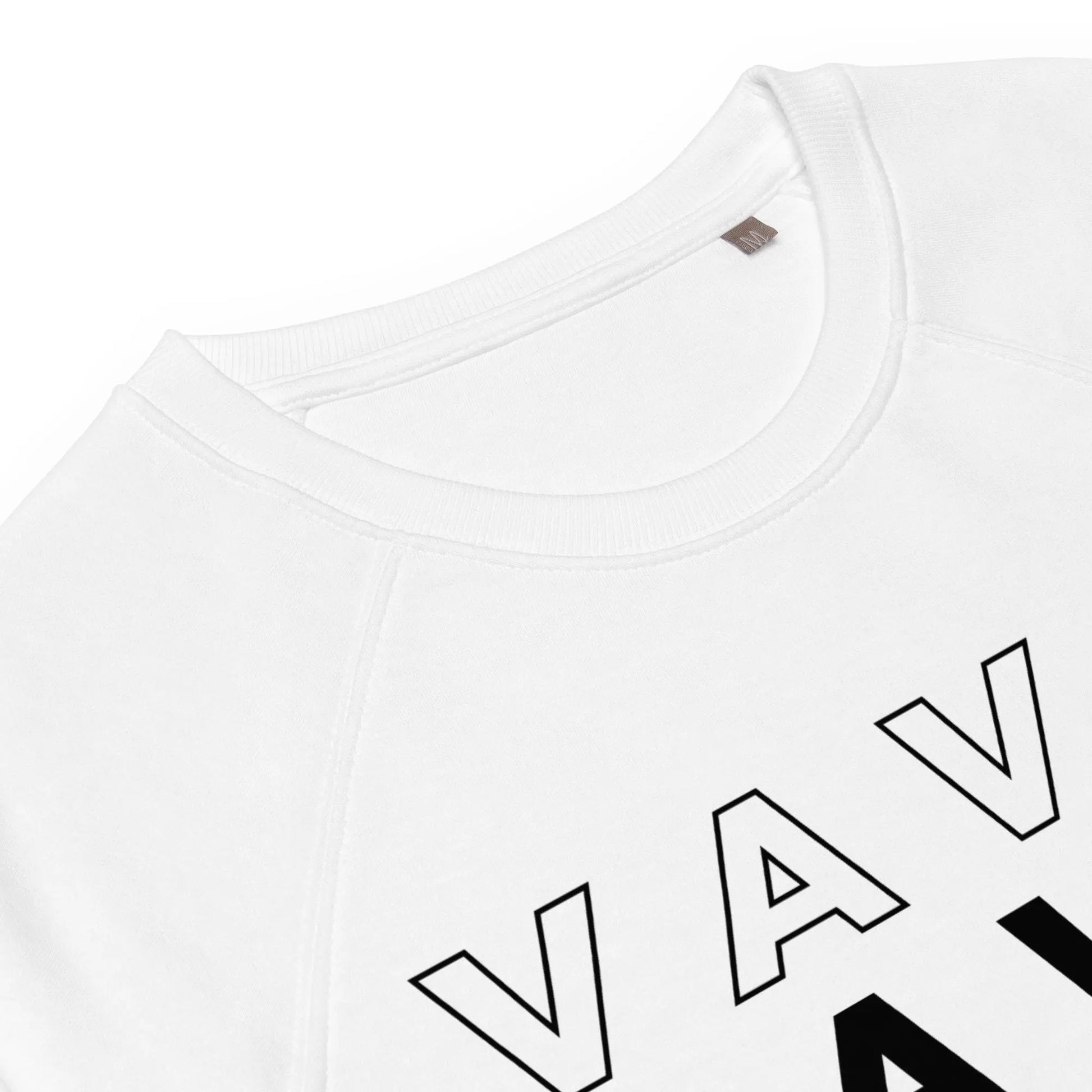 ORGANIC SWEATSHIRT "VAV23RPT" White VAV.23