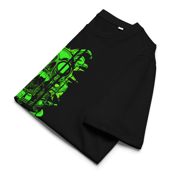 TEE GL!TCH CODE – SKULL GRE VAV 23