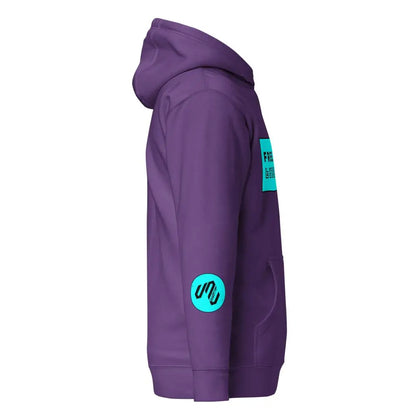 HOODIE "FREE TO BE" Purple VAV.23