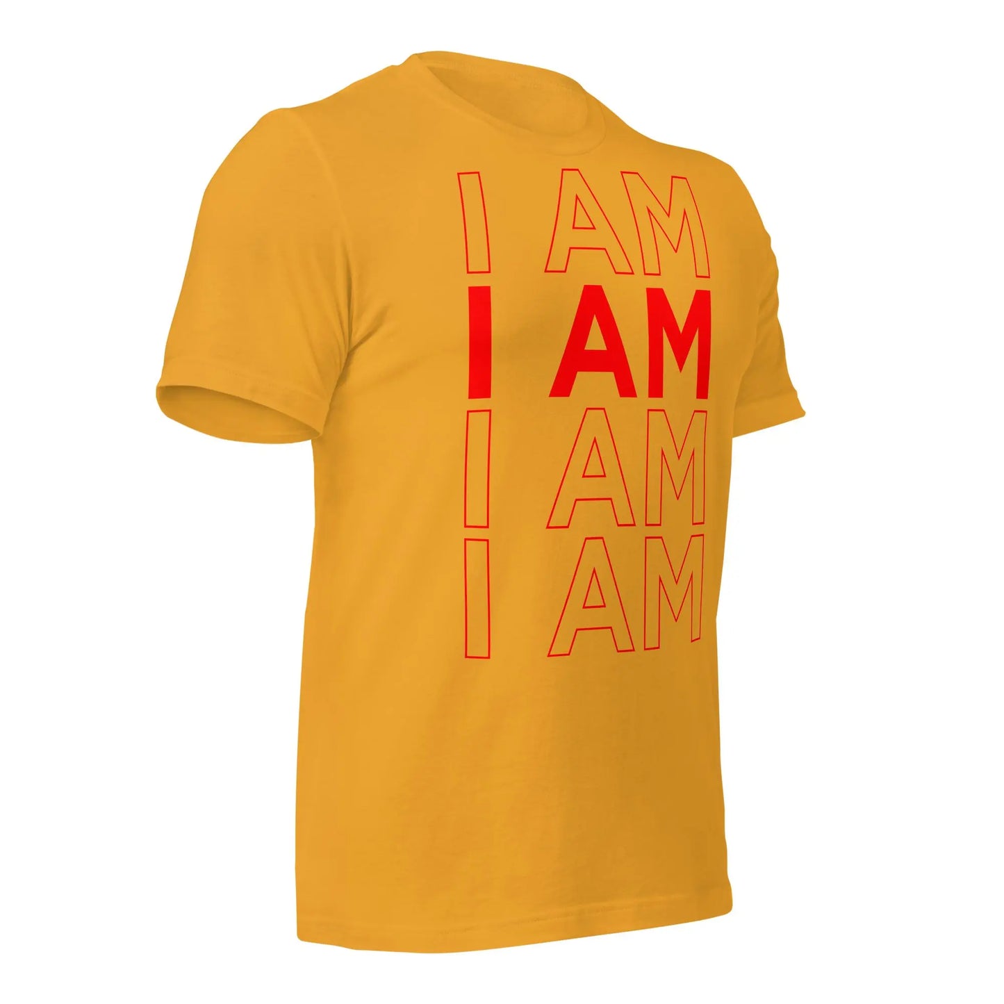 T-shirt "I AM" Mustard VAV.23