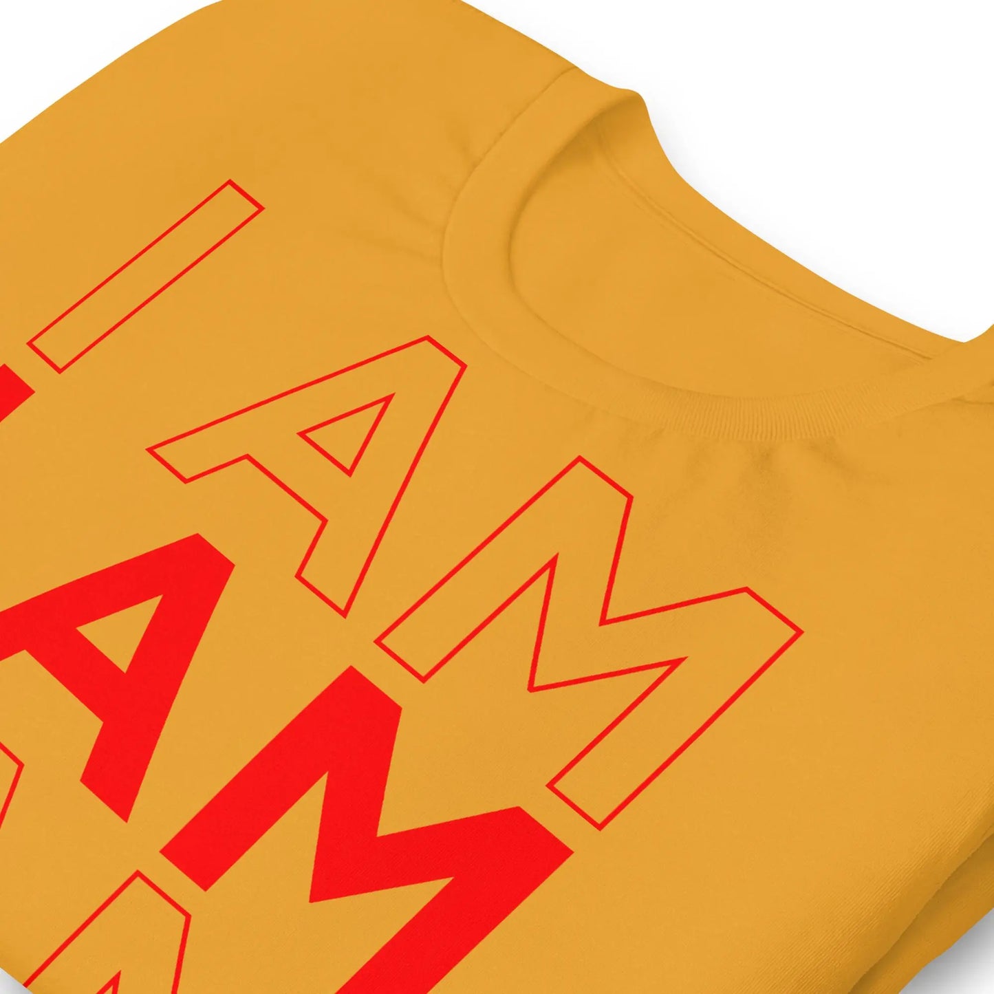 T-shirt "I AM" Mustard VAV.23